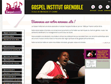 Tablet Screenshot of gospel-institut.com